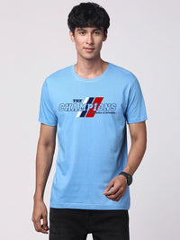 ADRO Men Typography Printed Cotton T-shirt