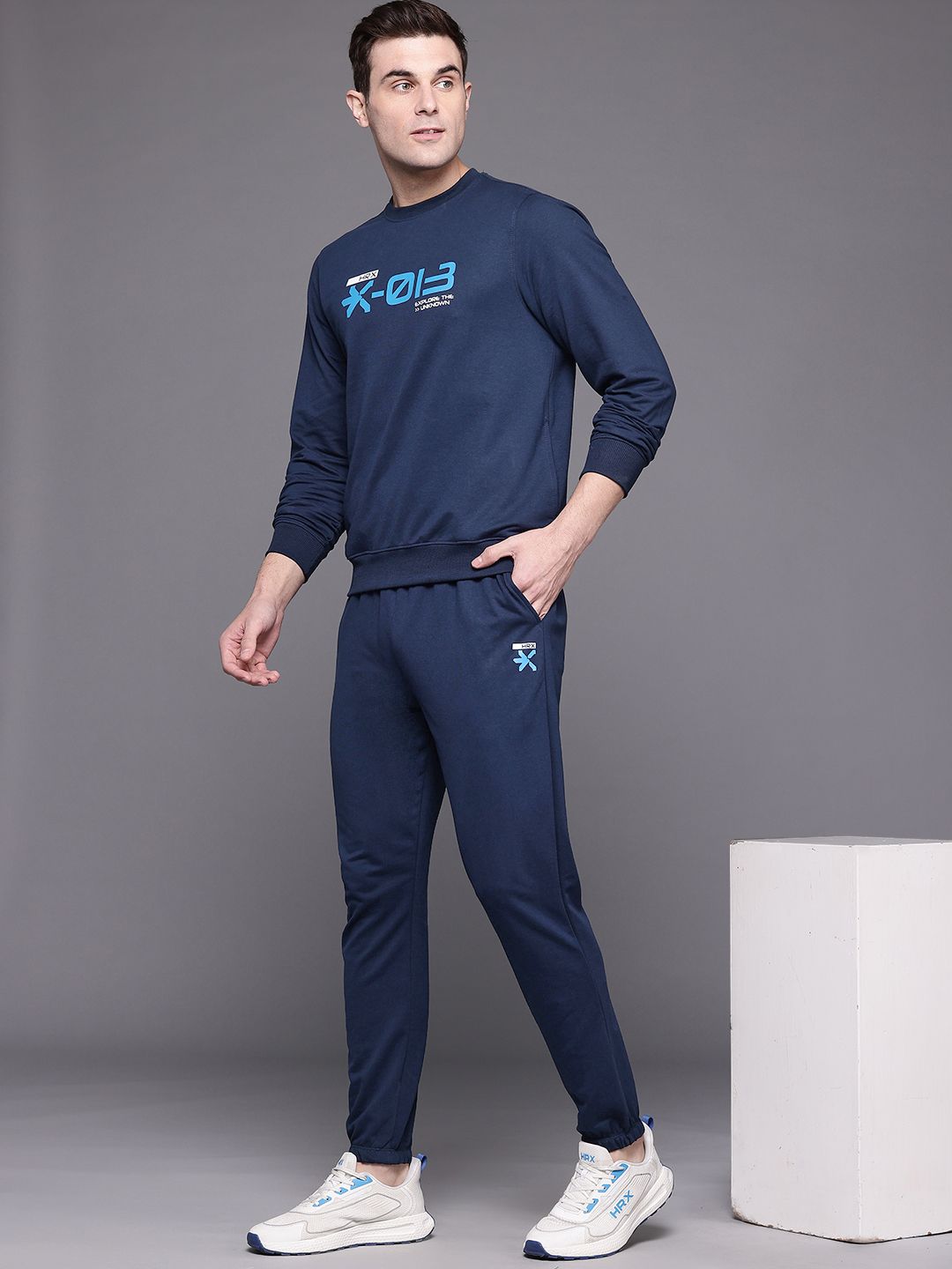 HRX by Hrithik Roshan Brand Logo Printed Lifestyle Tracksuit