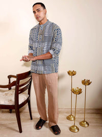 The Indian Garage Co Men Slim Fit Indie Printed Resortwear Shirt