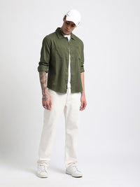 THE BEAR HOUSE 
Men Checked Regular Fit Poly Lycra Shacket