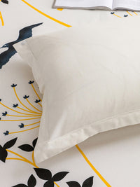 Story@home White Cotton 210 TC 1 King Double Bedsheet with 2 Pillow Covers