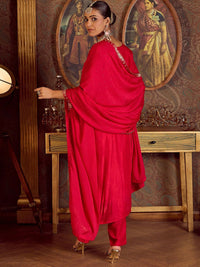 Indo Era Women Embroidered Regular Kurta with Trousers & With Dupatta