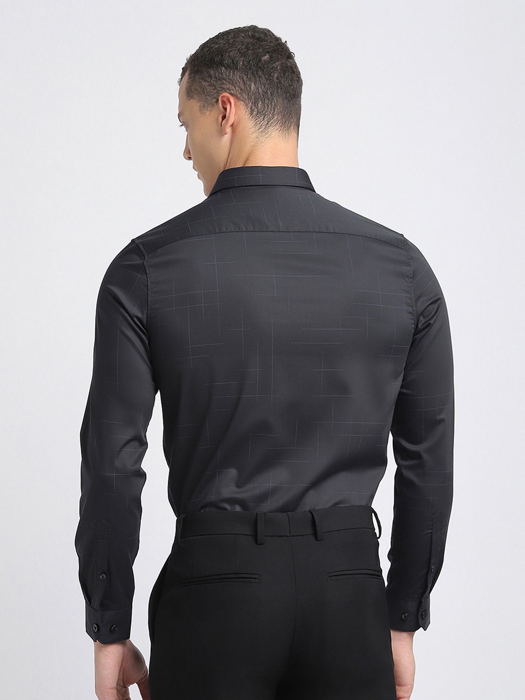 THE BEAR HOUSE Slim Fit Pure Cotton Formal Shirt