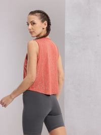 HRX by Hrithik Roshan Rapid Dry Striped Training T-Shirts