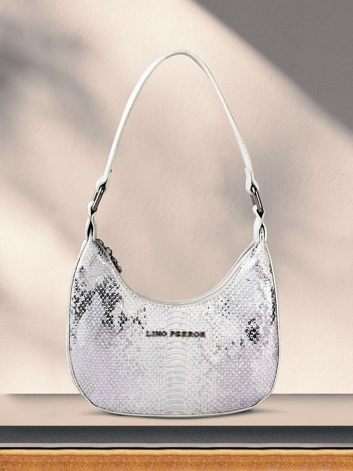 Lino Perros Women White SHoulder Handbags