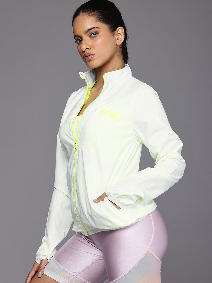 HRX by Hrithik Roshan Rapid-Dry Antimicrobial Finish Running Sporty Jacket