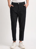 THE BEAR HOUSE Men Blue Relaxed Loose Fit Cotton Denim Trousers