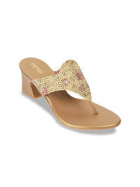 Metro Embellished Block Heels