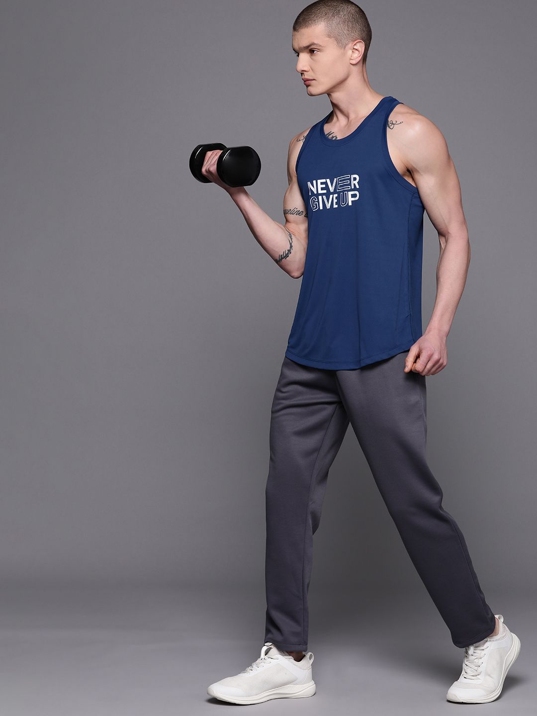 HRX by Hrithik Printed Rapid-Dry Training T-shirt