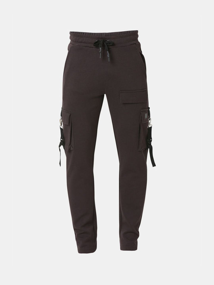 Spykar Men Straight Fit Mid-Rise Casual Track Pant