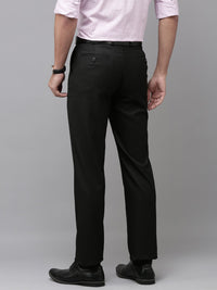 Park Avenue Men Mid Rise Flat Front Formal Trousers