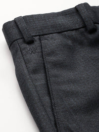 Raymond Men Textured Slim Fit Formal Trousers