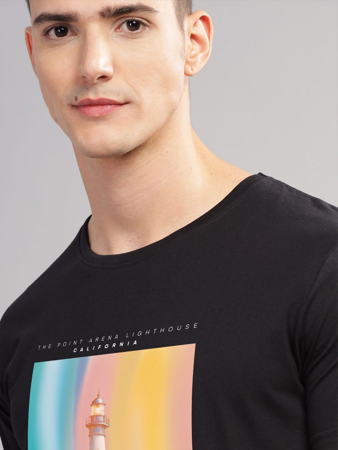 ADRO Men Printed T-shirt