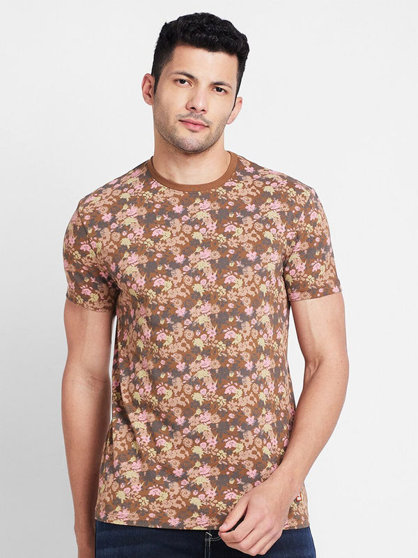 Being Human Floral Printed Round Neck T-shirt