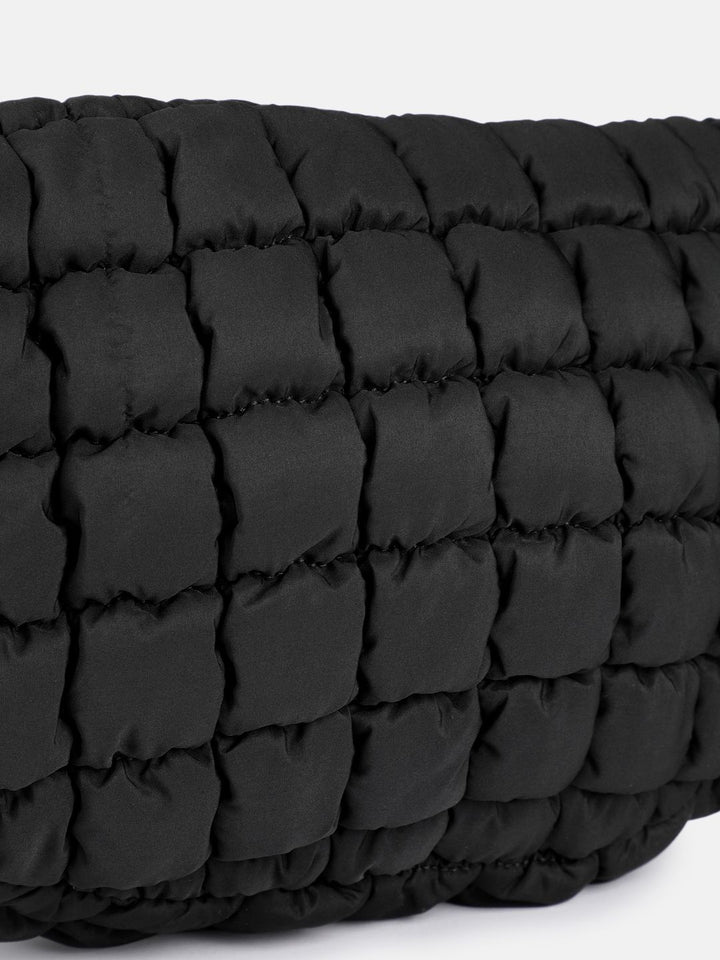 DressBerry Structured Shoulder Bag with Quilted