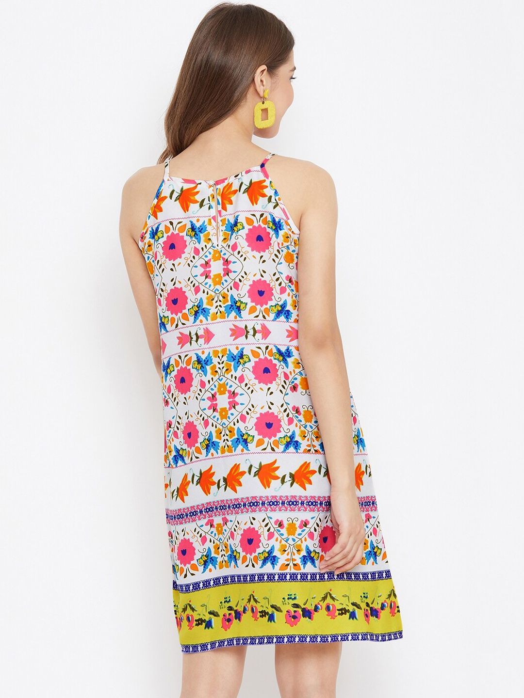 Berrylush Women Multicoloured Printed Sheath Dress
