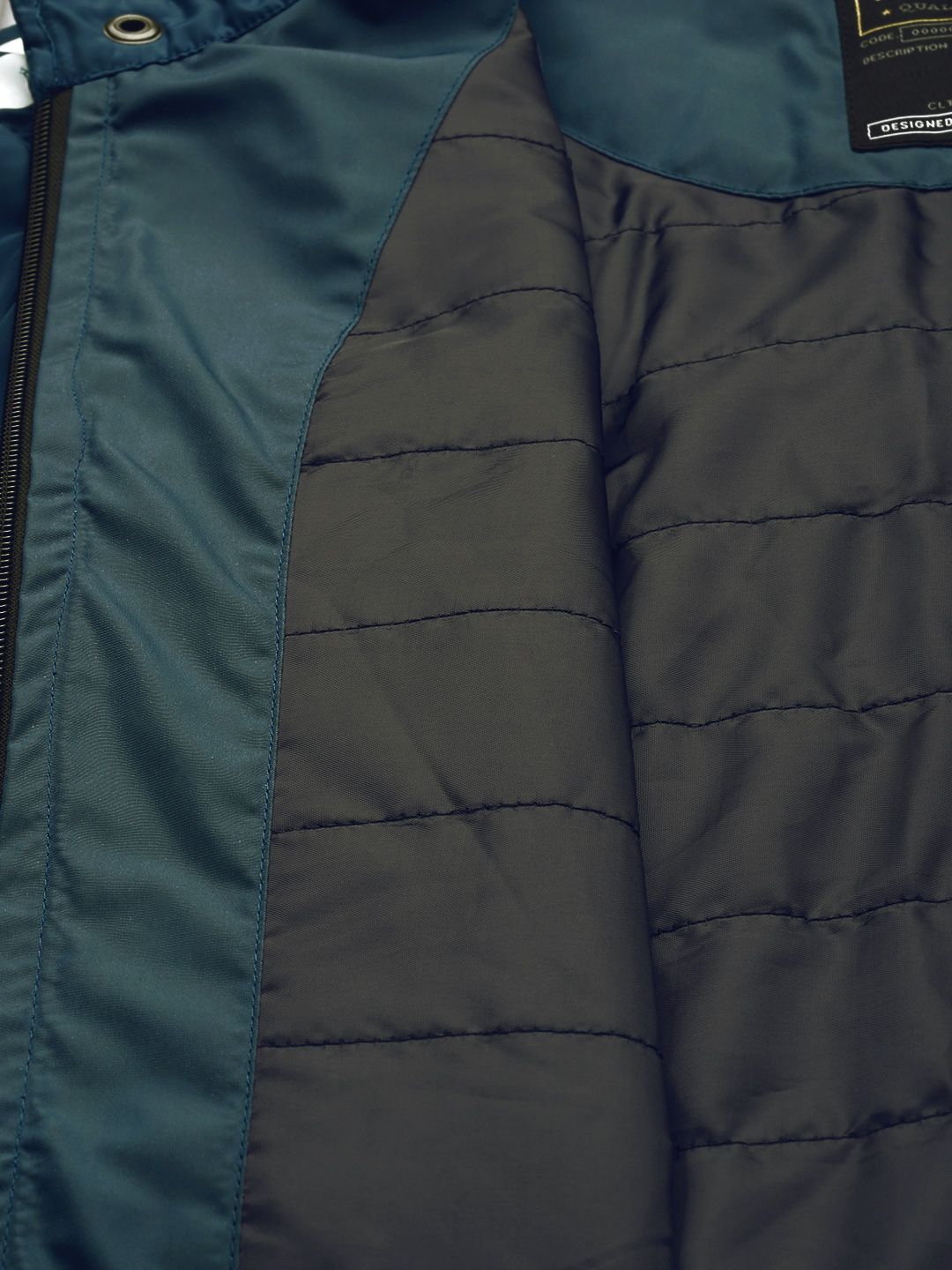 The Indian Garage Co Men Zip-Front Slim Fit Biker Jacket