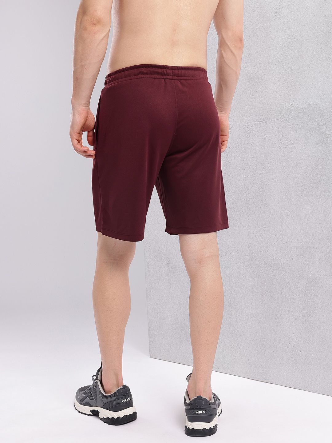 HRX by Hrithik Roshan Men Typography Printed Mid-Rise Rapid-Dry Training Shorts