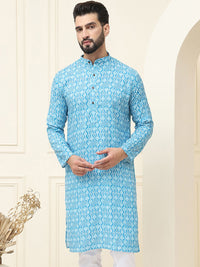 SOJANYA Ethnic Motifs Printed Pure Cotton Straight Kurta