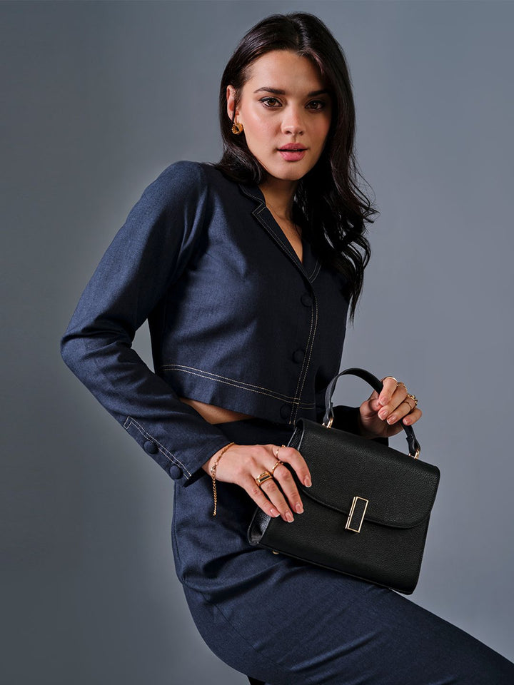 AND Women Solid A-Line Dress