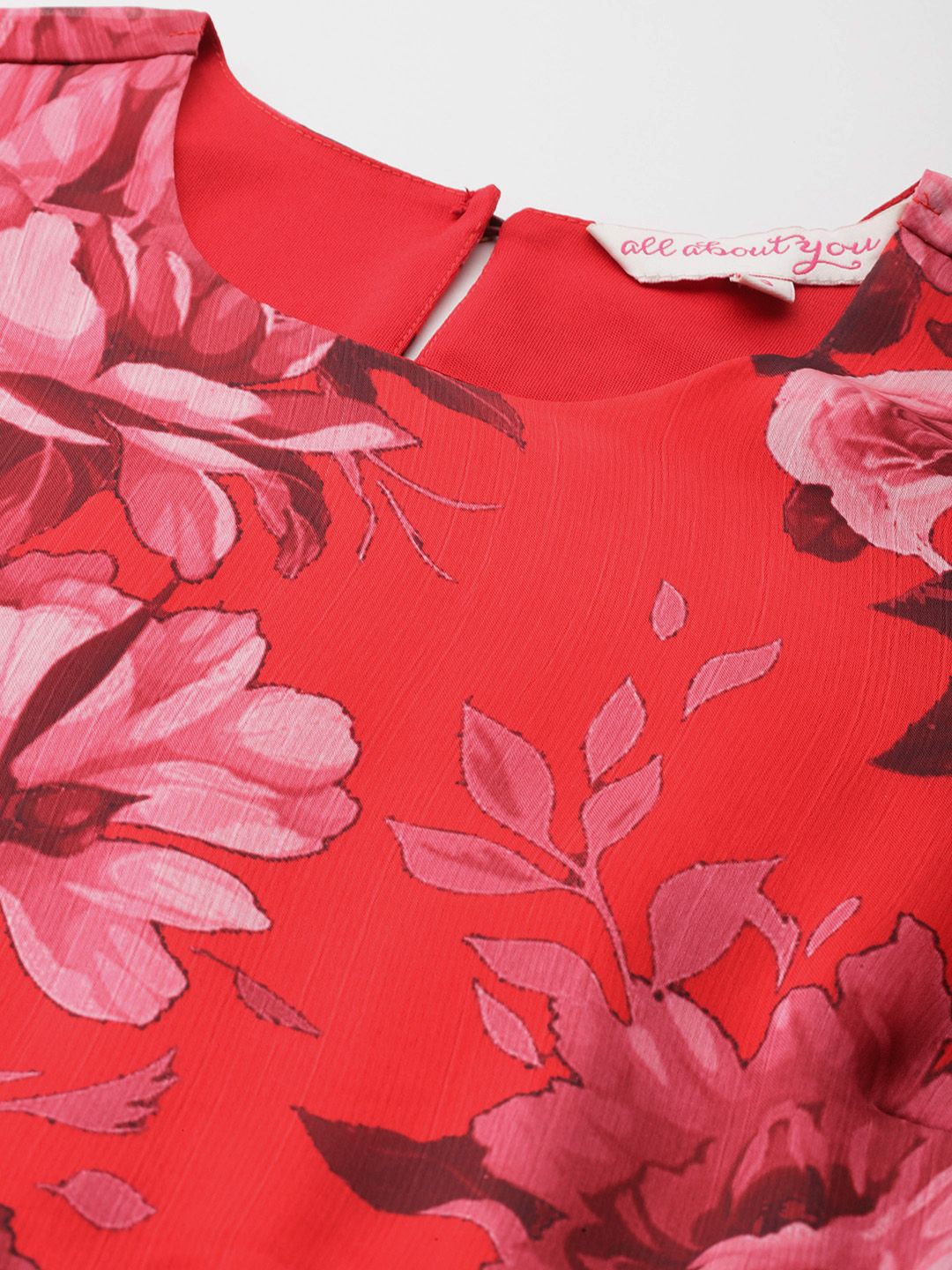 all about you Floral Print A-Line Mini Dress