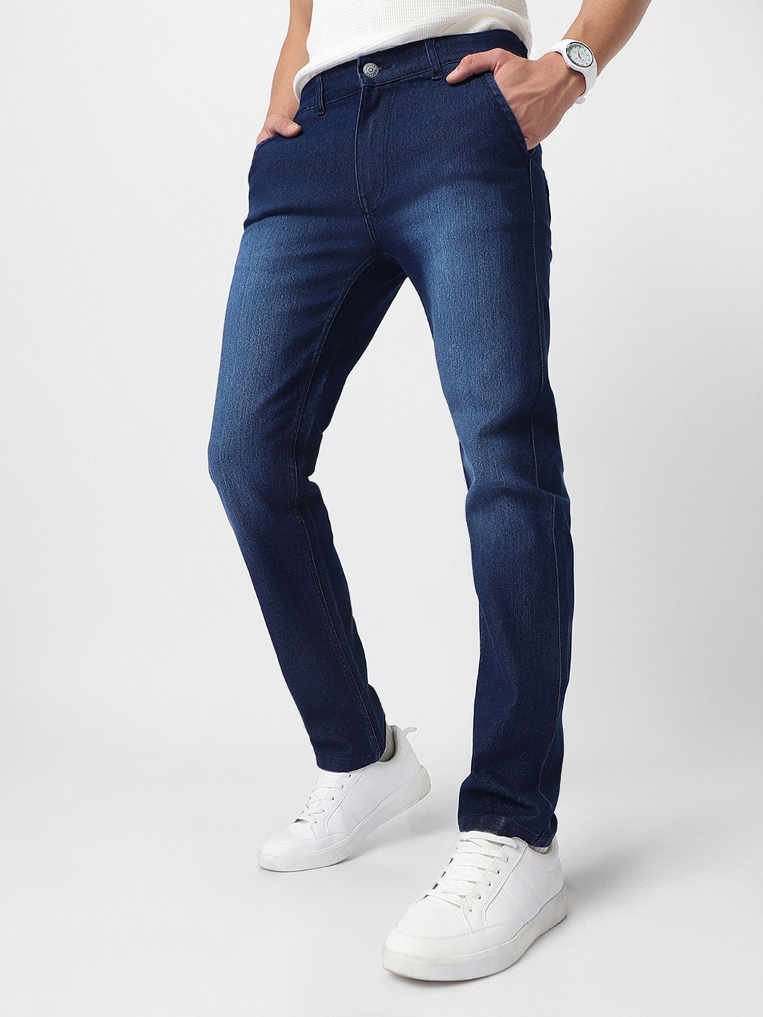 Urbano Fashion Men Regular Fit Washed Stretchable Jeans