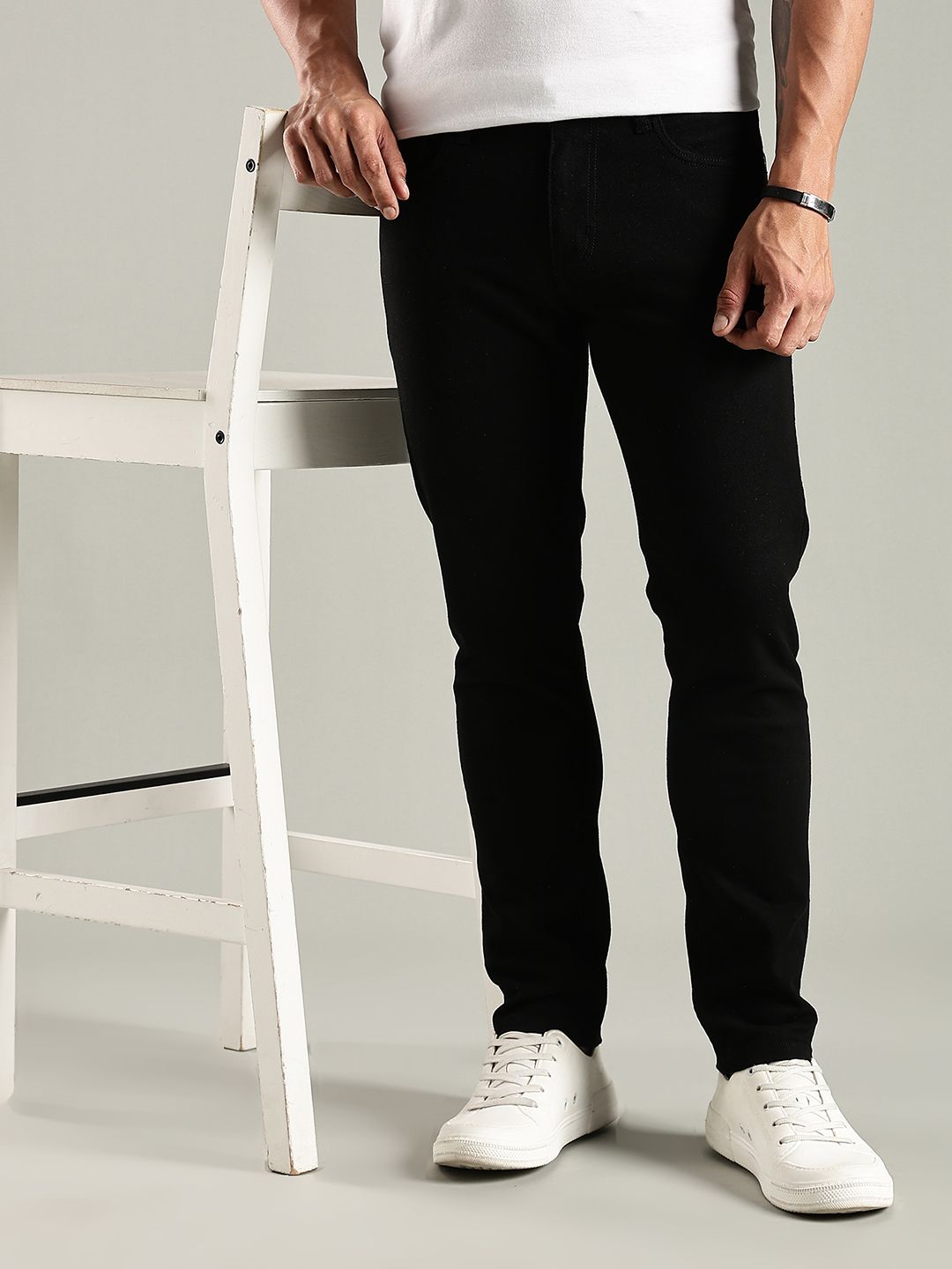 Thomas Scott Men Original Slim Fit Mid-Rise Jeans