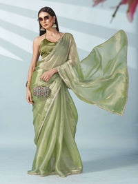 Tikhi Imli Sequinned Satin Saree