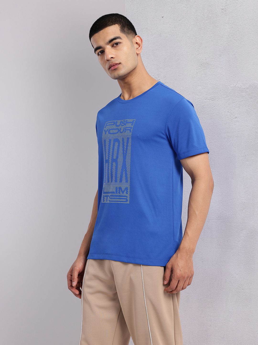 HRX by Hrithik Roshan Brand Logo Printed Training T-shirt