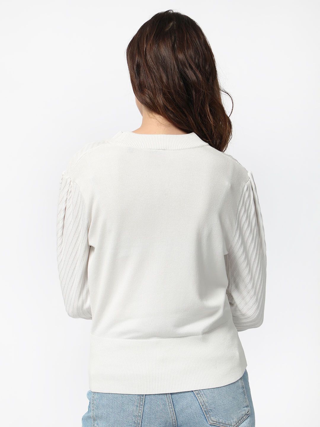RAREISM Basic Sweater With Cuff Detail