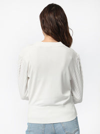 RAREISM Basic Sweater With Cuff Detail