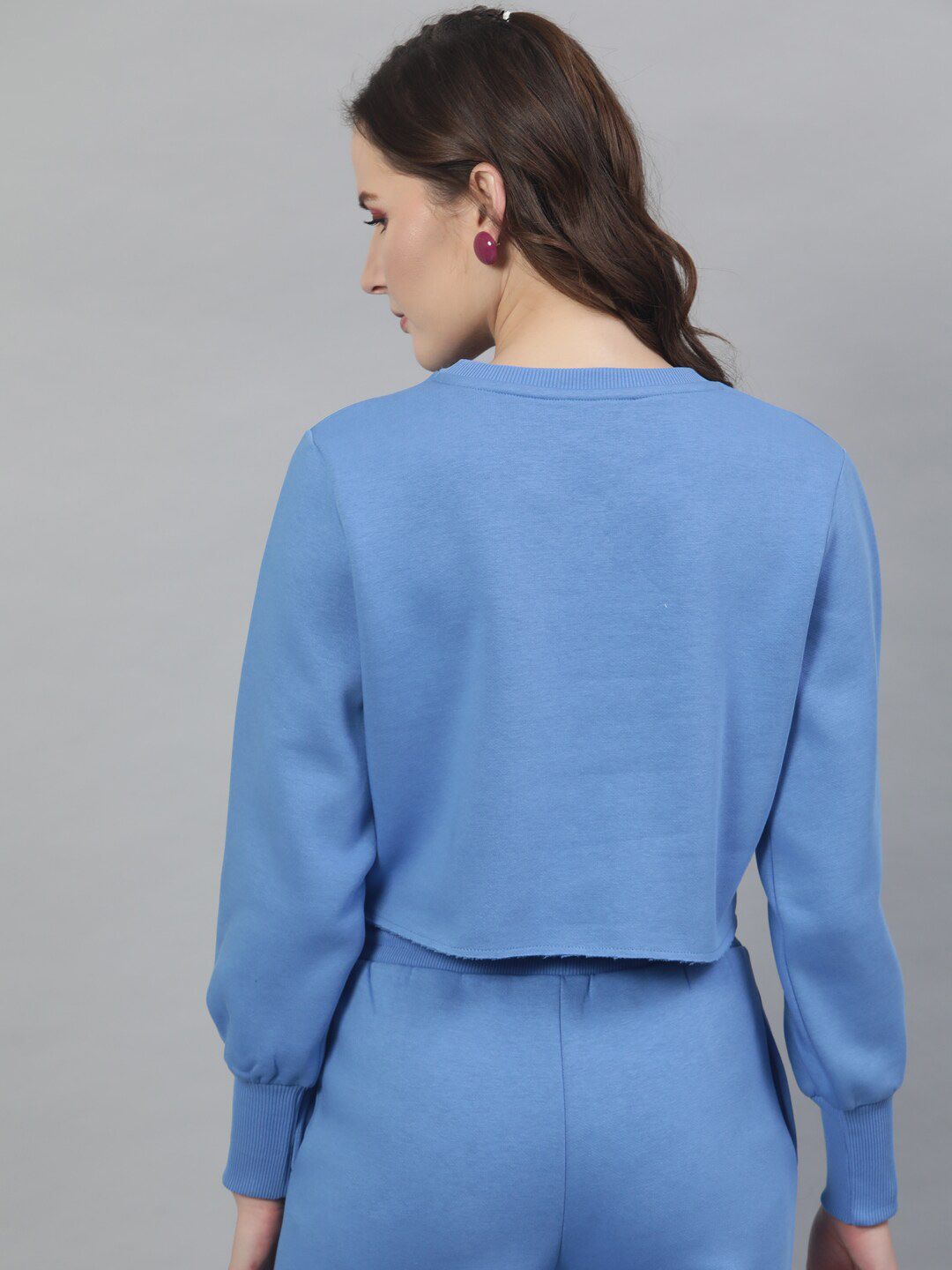 STREET 9 Women Blue Printed Sweatshirt