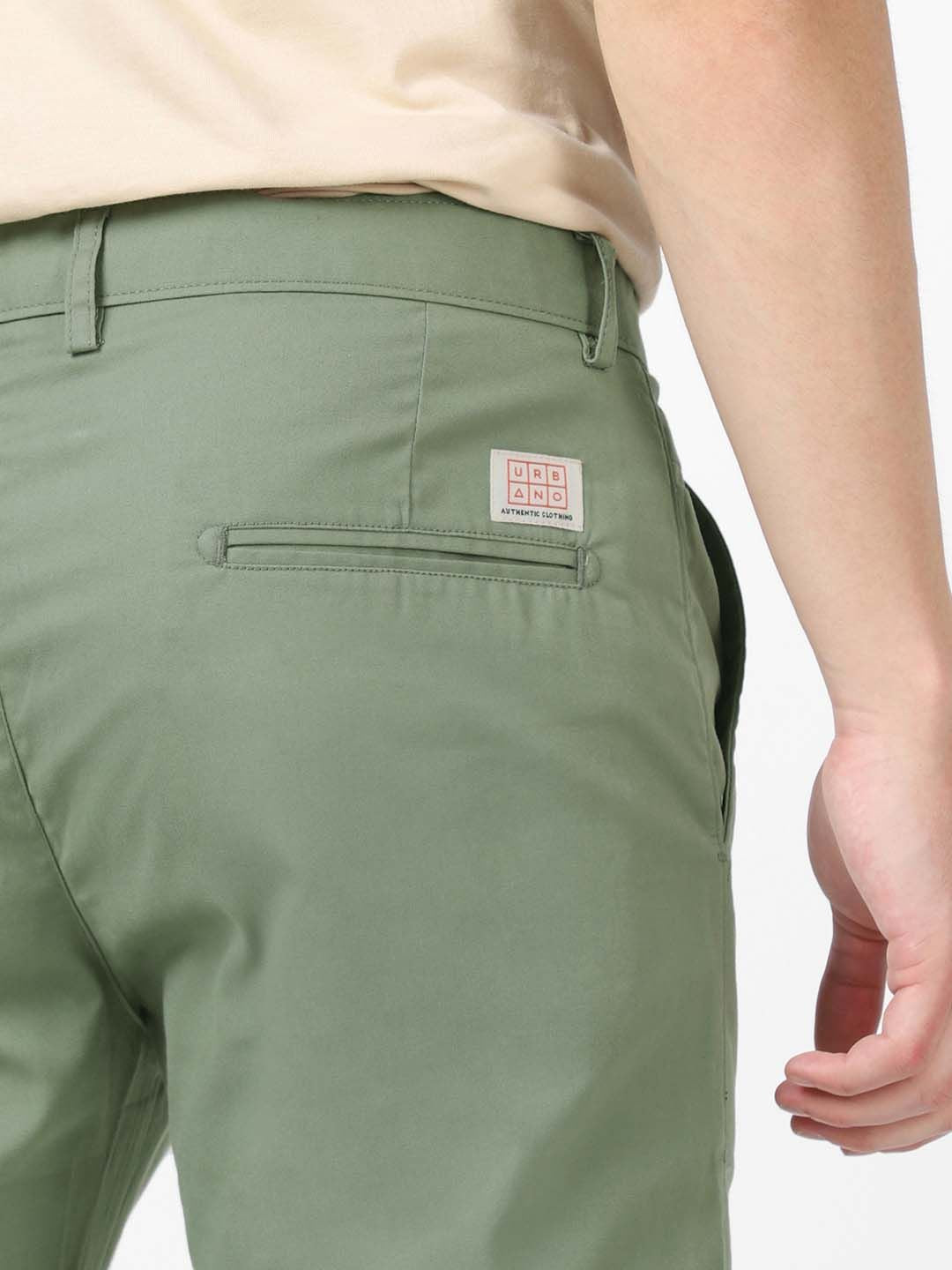 Urbano Fashion Men Slim Fit Easy Wash Cotton Chinos