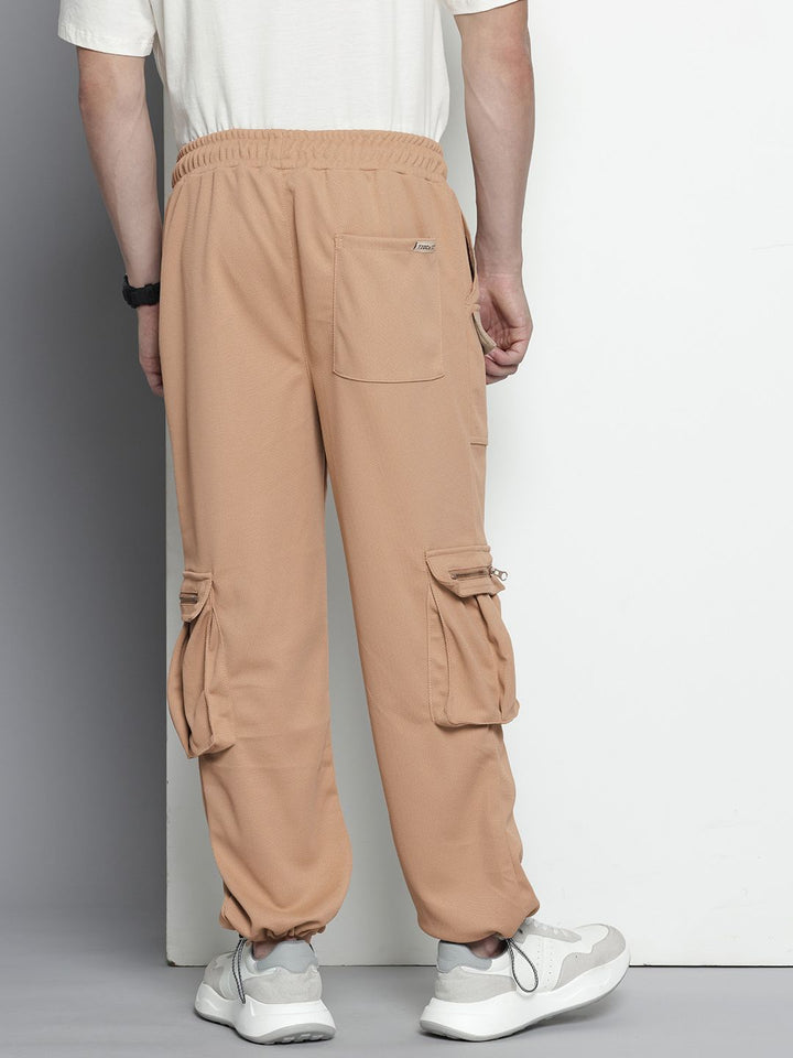 The Indian Garage Co. Men Relaxed Fit Cargo Joggers