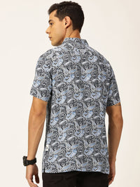 Thomas Scott Smart Ethnic Motifs Opaque Printed Casual Shirt