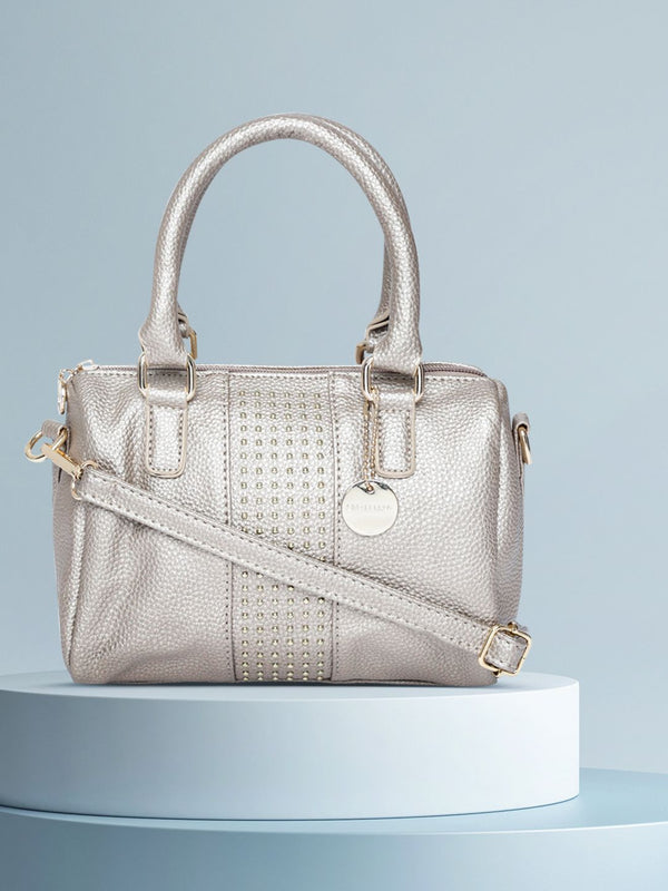 Lino Perros Gold-Toned Solid Handheld Bag