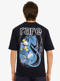 RARE RABBIT Men Graphic Printed Graphic Print Others Round Neck Cotton Oversized T-Shirt