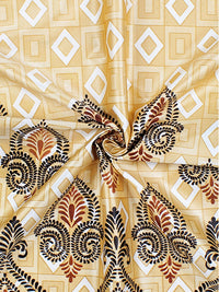 Story@home Bronze-Toned & Black 2 Pieces Ethnic Motifs Door Curtain