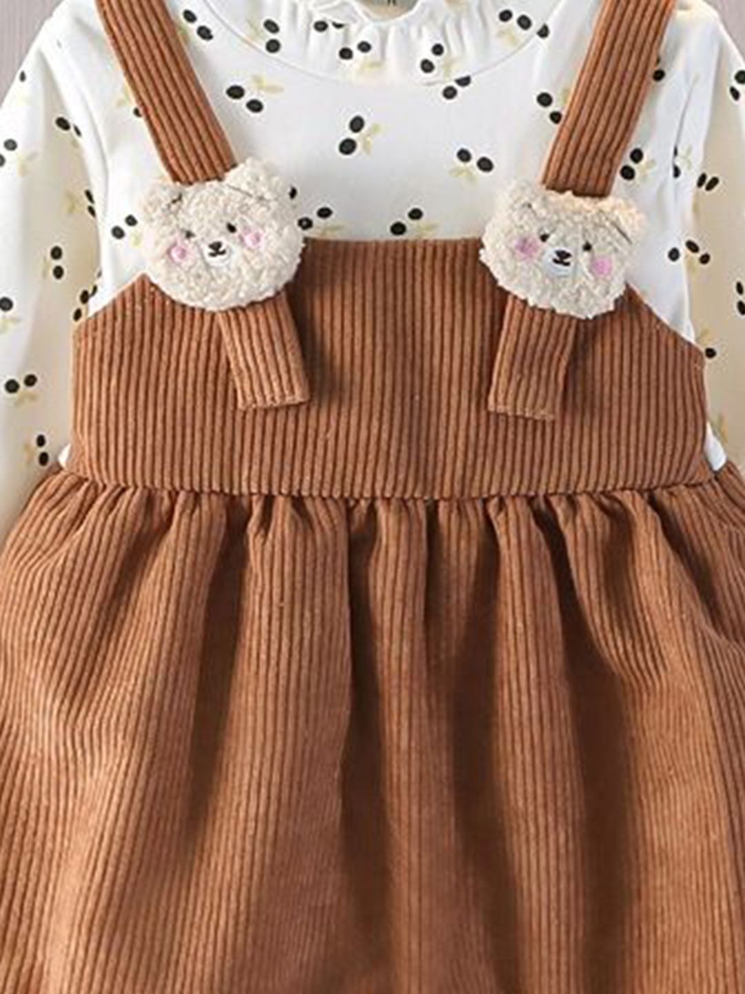 YK Girls Cotton Pinafore Dress
