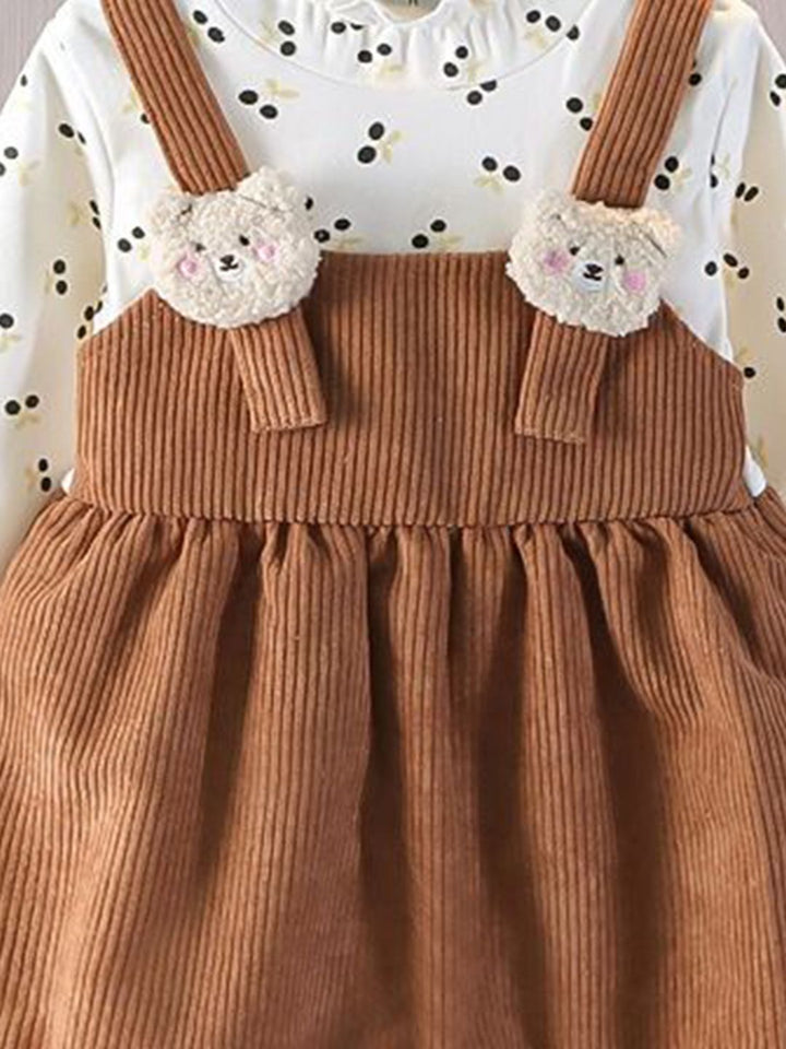 YK Girls Cotton Pinafore Dress