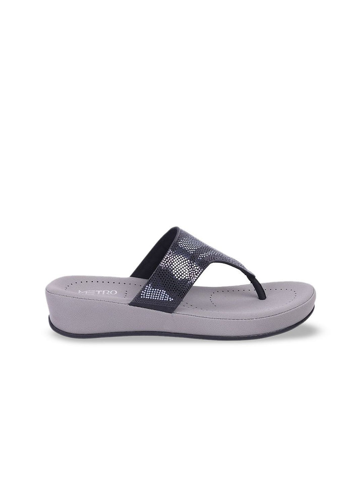 Metro Women Embellished comfort sandals