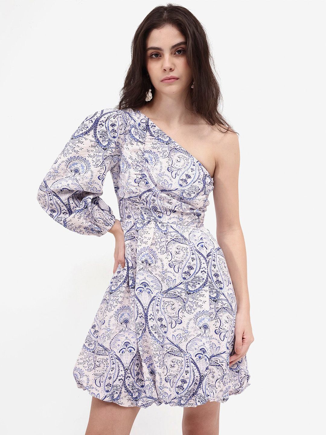 RAREISM One Shoulder Ethnic Motifs