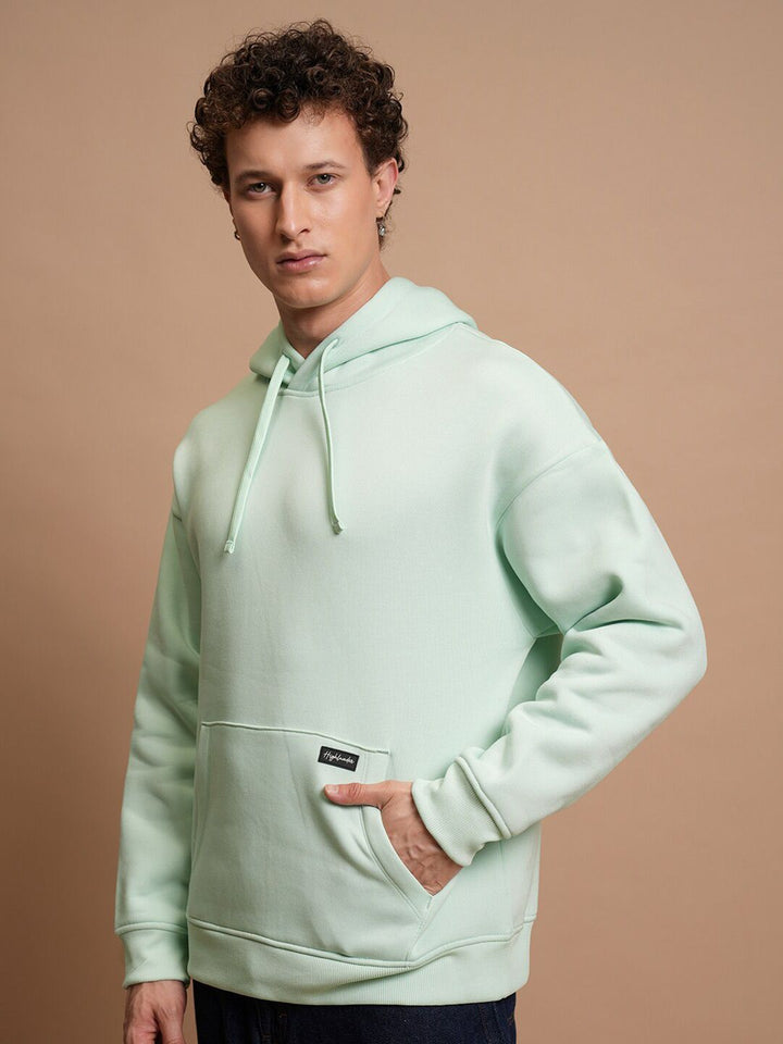 HIGHLANDER Oversized Drop Shoulder Hooded Pullover Sweatshirt
