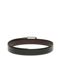 Teakwood Leathers Men Textured Leather Reversible Formal Belt