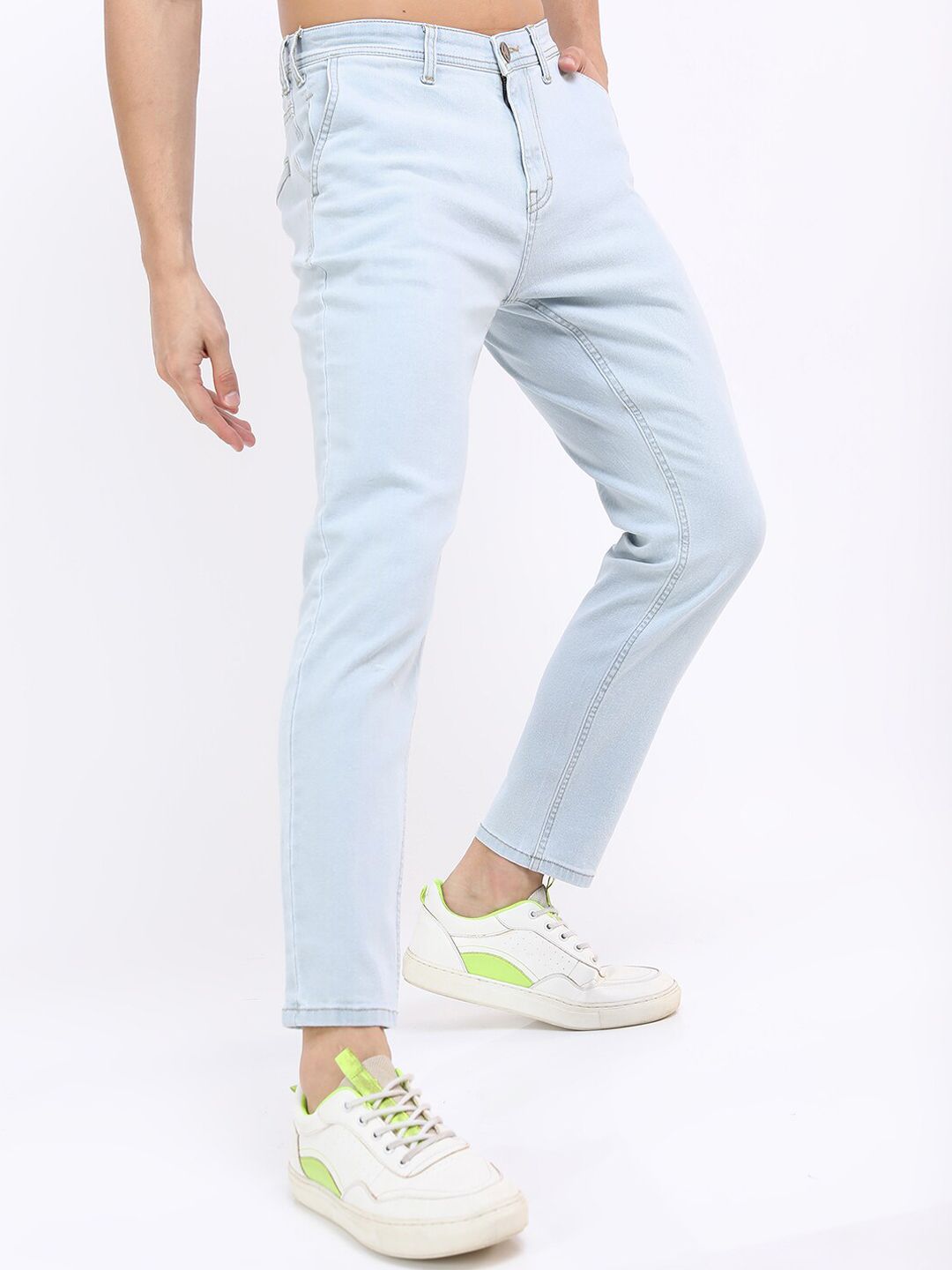 HIGHLANDER Men Blue Slim Fit Cotton Stretchable Jeans