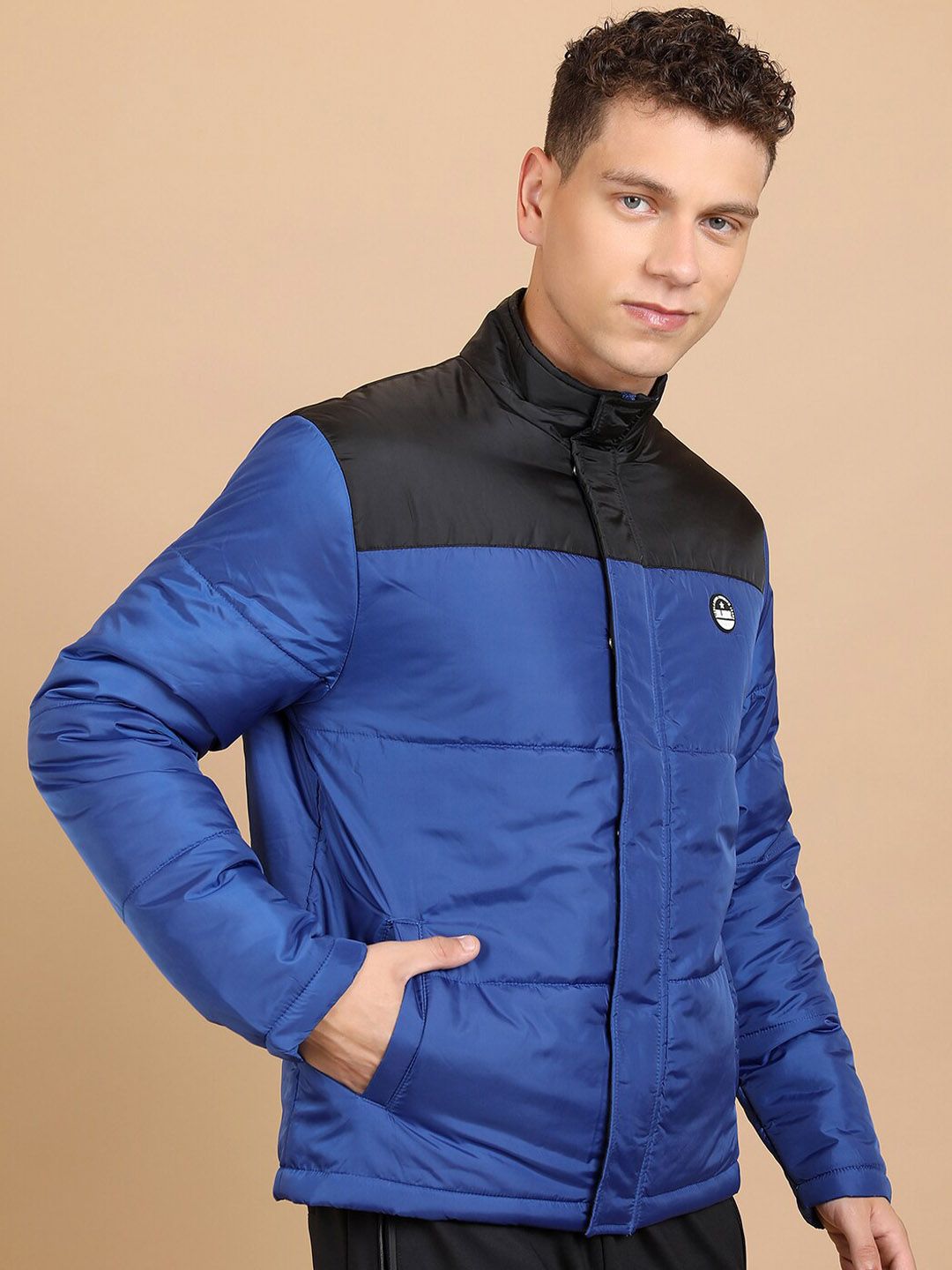 HIGHLANDER Mock Collar Puffer Jacket