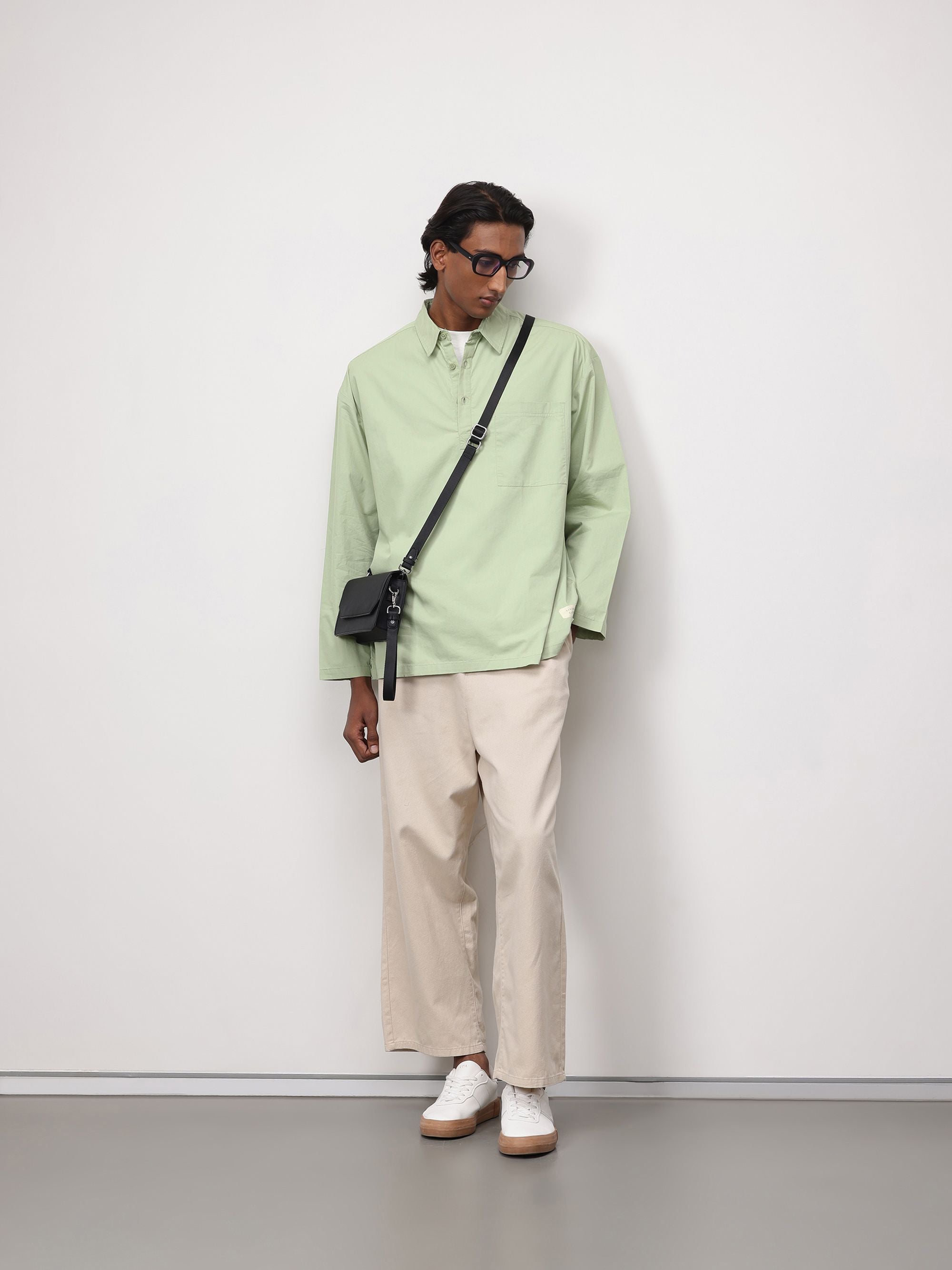 ether 365 Essentials Pure Cotton Relaxed Casual Shirt