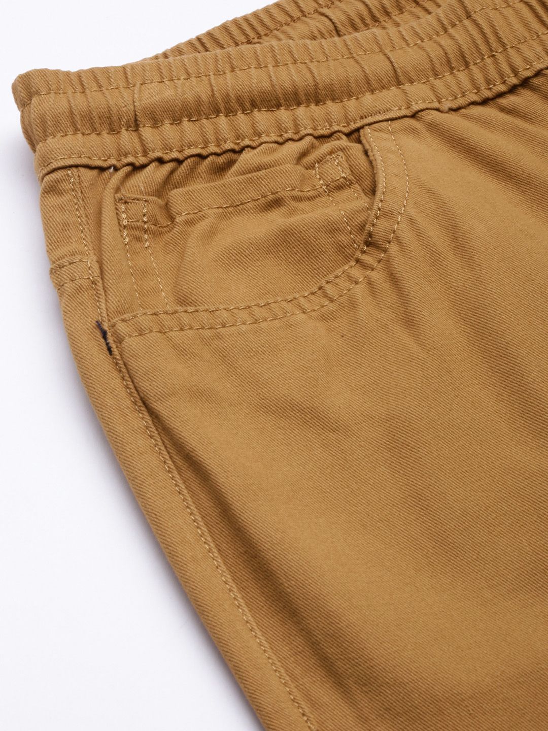 The Indian Garage Co Men Khaki Joggers Trousers