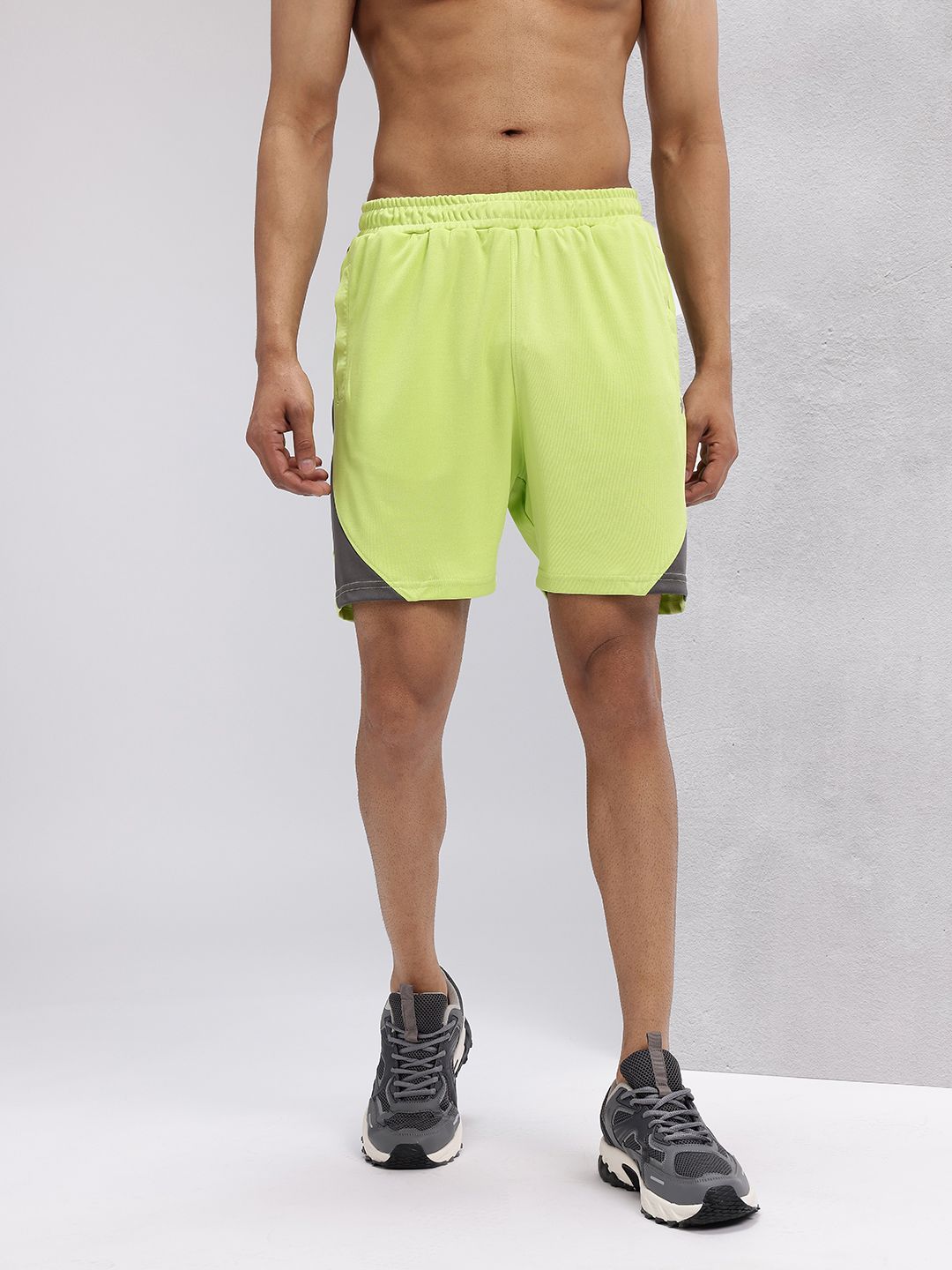 HRX by Hrithik Roshan Men Rapid-Dry Side Striped Running Shorts