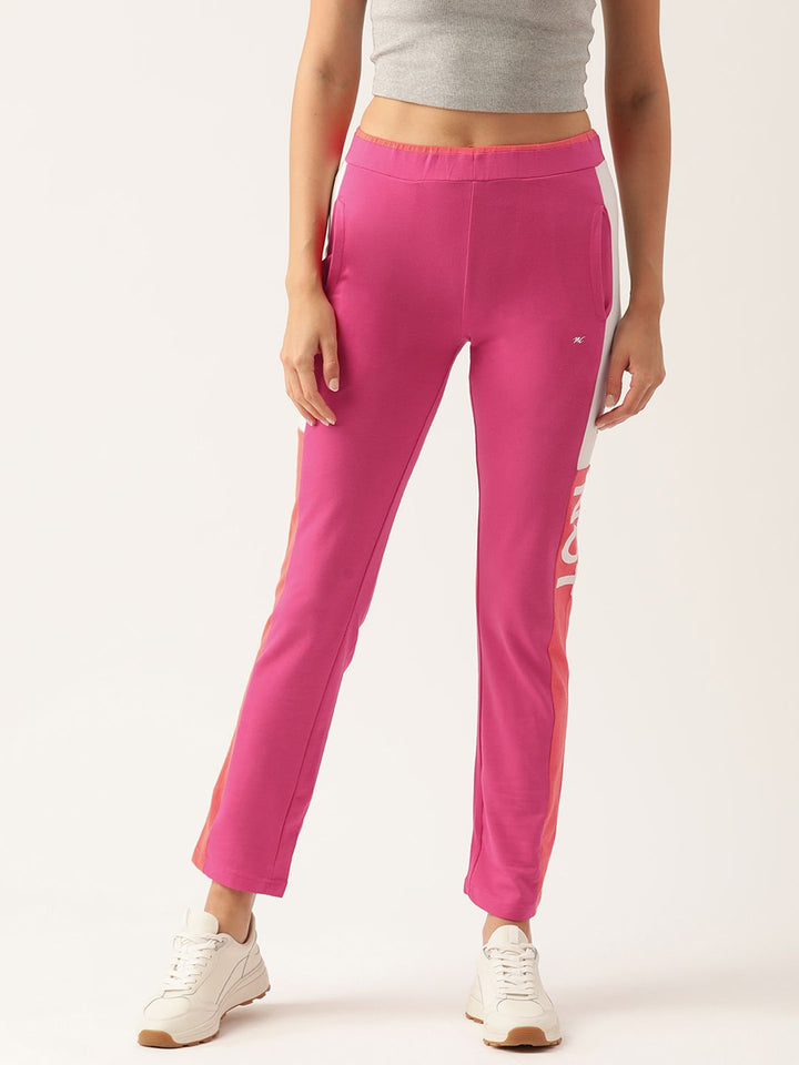 Monte Carlo Women Printed Detail Track Pants